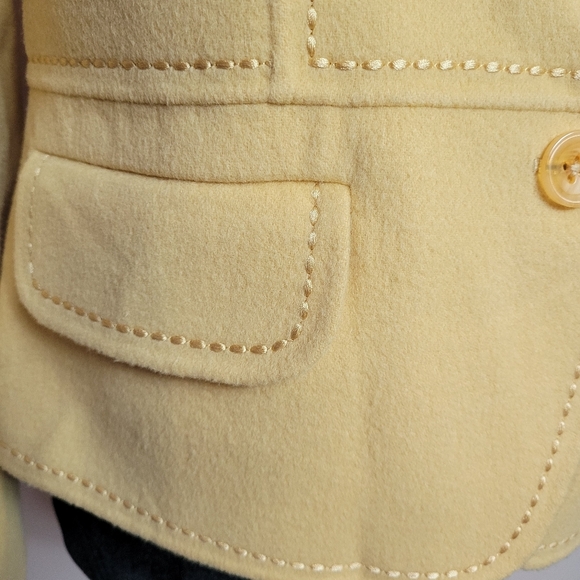 Ellen tracy wool/angora blazer size 10p - Picture 6 of 9